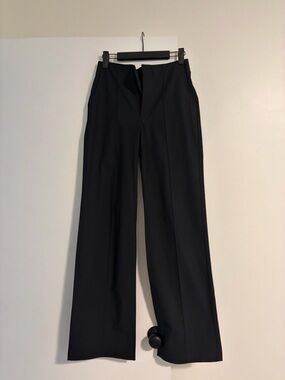 Vuori Meta Wide-Leg Black Tailored Pants